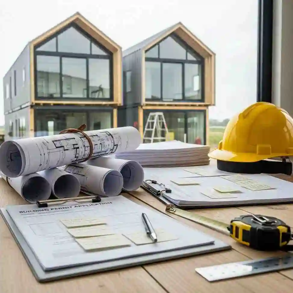 Do you need a permit for a shipping container home - permit documents and plans