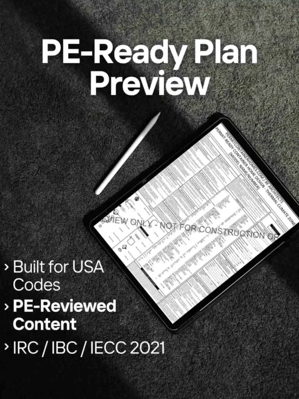 Complete container home building guide – Excel budget calculator, permit-ready plan preview, and 17-week timeline for USA builders